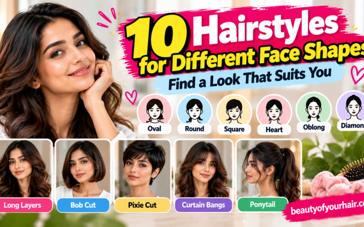 10 Hairstyles for Different Face Shapes: Find a Look That Suits You